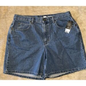 New Liz Claiborne jean shorts Women's size 16 petite classic denim